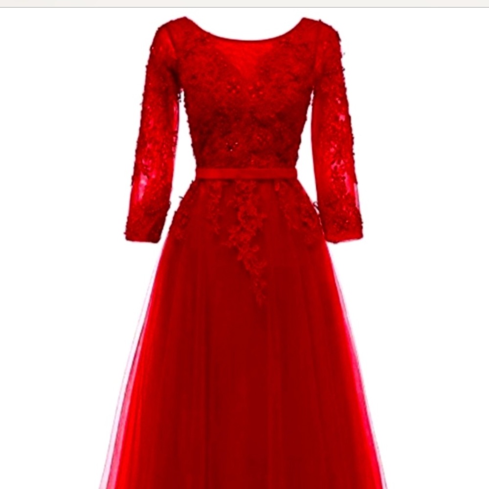 Red Ball Gown